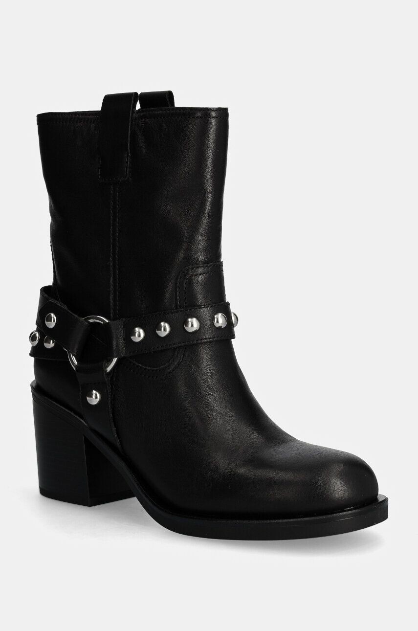 Кожаные ботильоны Aldo ALBAI, черный