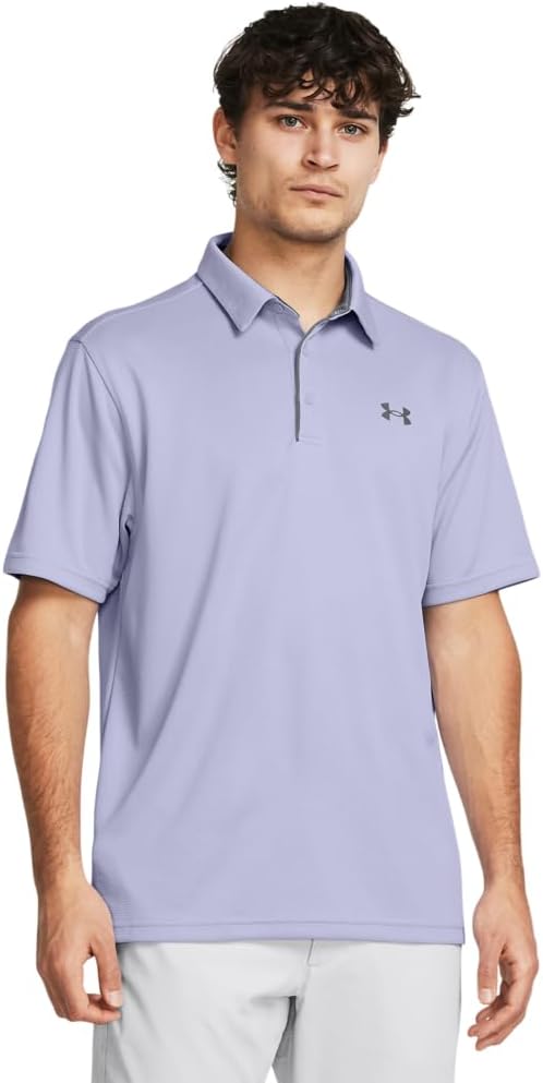 

Under Armour мужская поло для гольфа Tech, (539) Celeste/Pitch Gray
