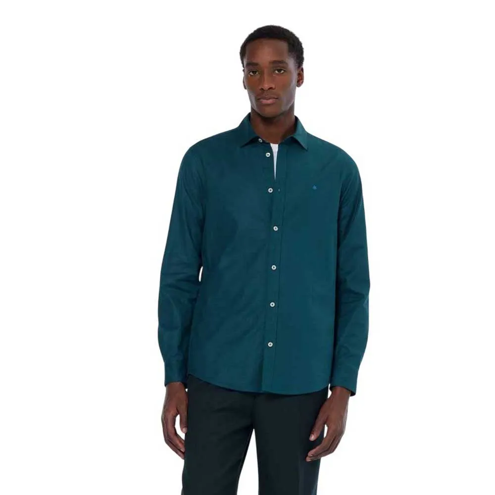 

Рубашка Scotch & Soda Seasonal Core Solid Oxford Regular Fit, зеленый