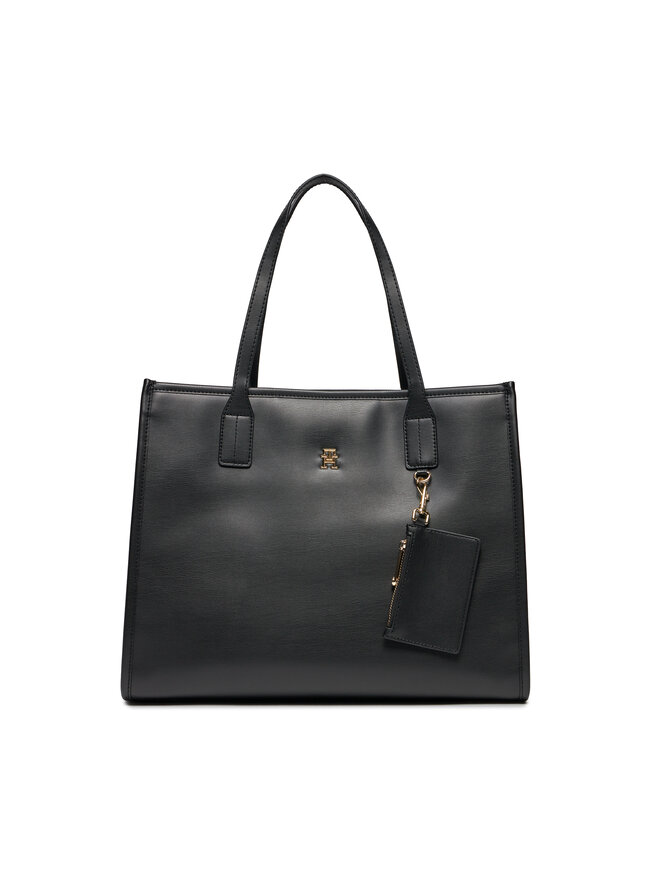

Сумка Th City Tote AW0AW15690 Tommy Hilfiger, черный