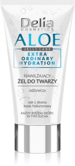 Увлажняющий гель для лица 50 мл Delia Cosmetics Aloe Jelly Care — фото 2