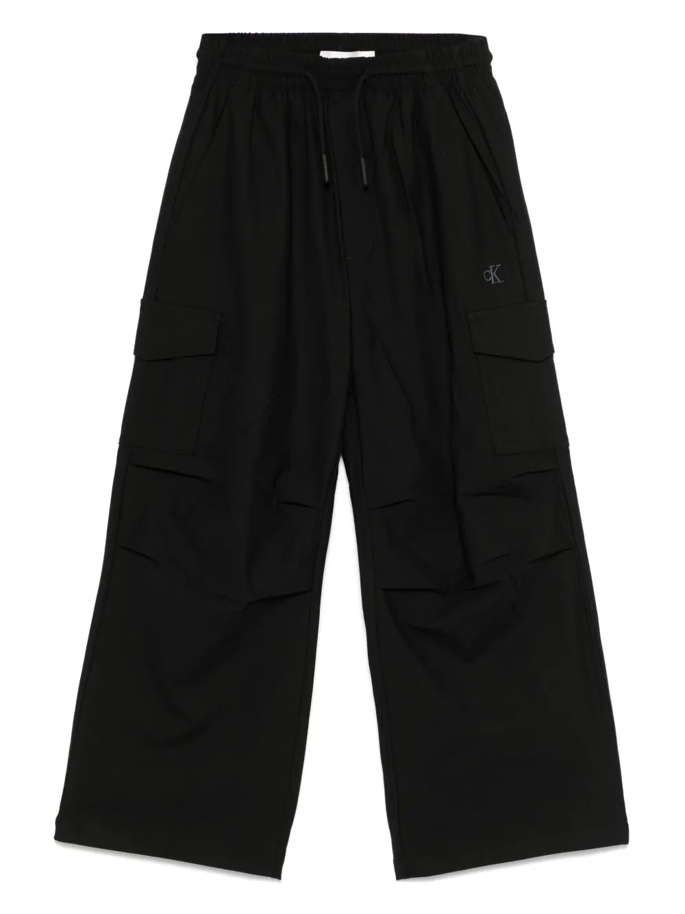 

Прямые брюки карго Calvin Klein Kids, черный