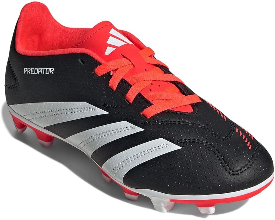 

Кроссовки adidas Kids Soccer Predator 24 Club Flexible Ground, цвет Black/White/Solar Red