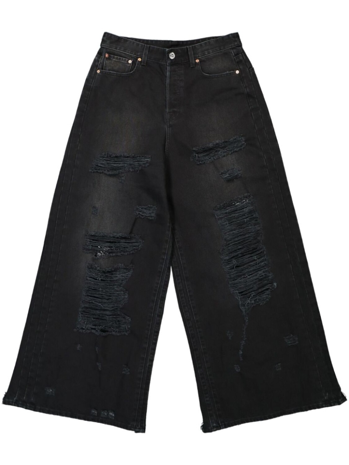 

VETEMENTS рваные джинсы, черный