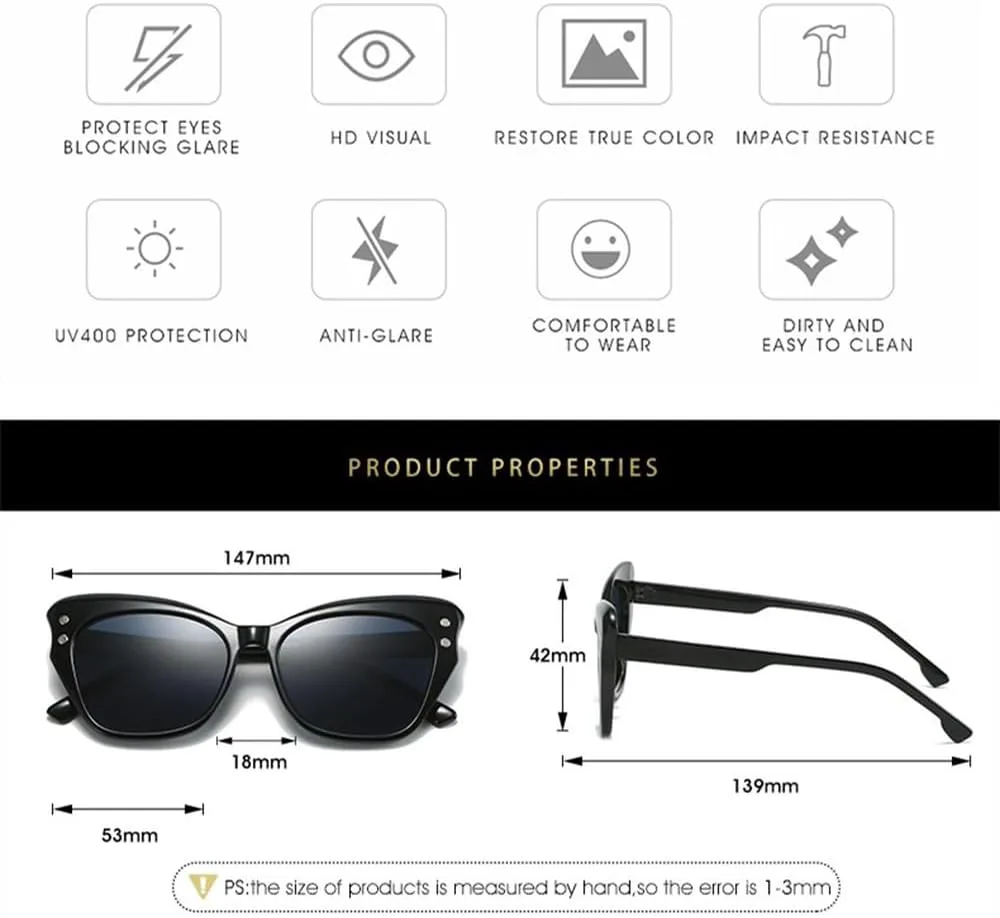 

Женские солнцезащитные очки «кошачий глаз» в винтажном стиле с бабочками, роскошные женские солнцезащитные очки с защитой от УФ-излучения UV400 TVTBBVV, Blue