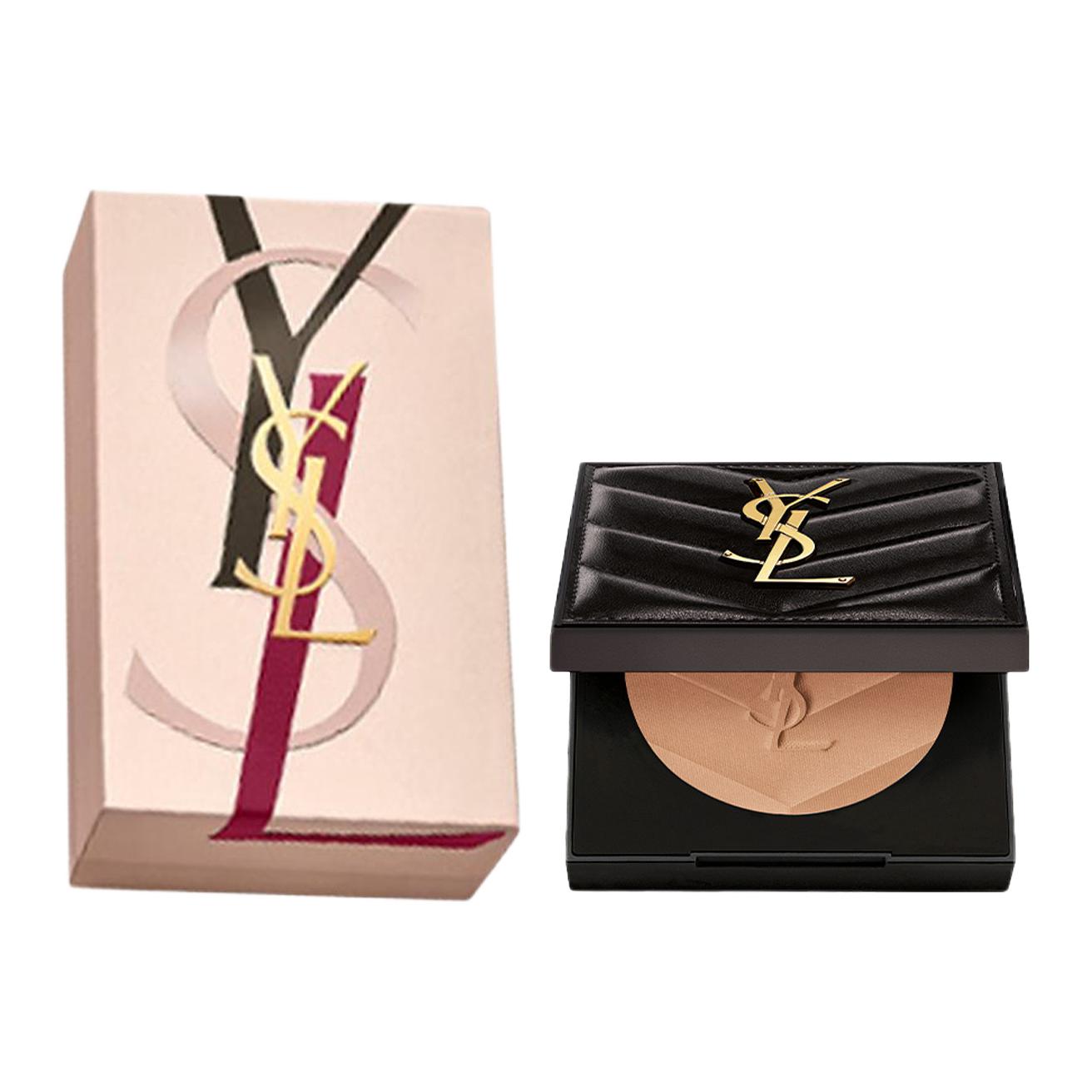 Компактная пудра Yves Saint Laurent All Hours Hyper Finish матирующая, 7,5 г, #Прозрачный — фото 3
