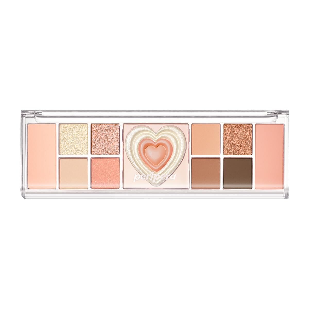

Peripera, All Take Mood Like Palette, тени для век 02 Персиковое небо
