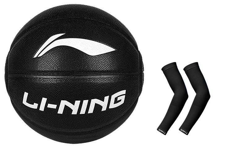 

LINING Badfive PU баскетбольный мяч black размер 7 тренировочный соревновательный unisex