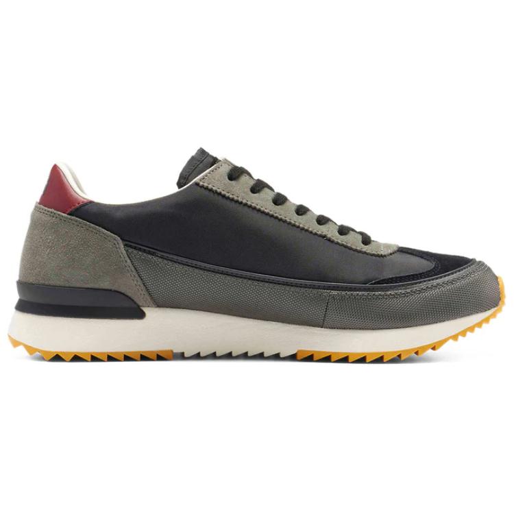 Onitsuka Tiger Хсанти амортизирующие износостойкие противоскользящие низкие массивные кроссовки унисекс черно-желтые, цвет Black Yellow — фото 2