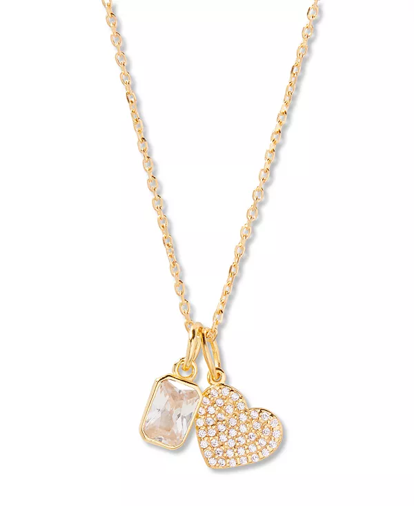 

Ожерелье с камнем в форме сердца Аделины Brook & York, april