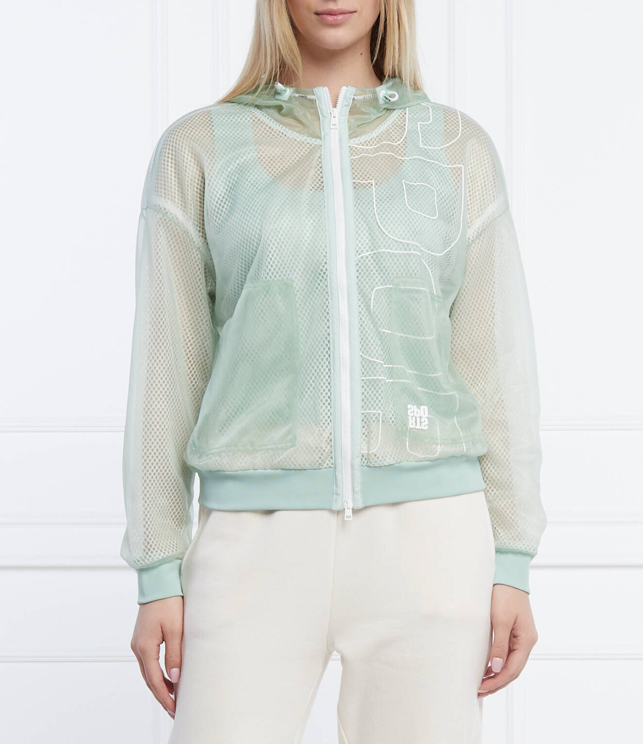 

Спортивная толстовка Marc Cain regular fit, зеленый
