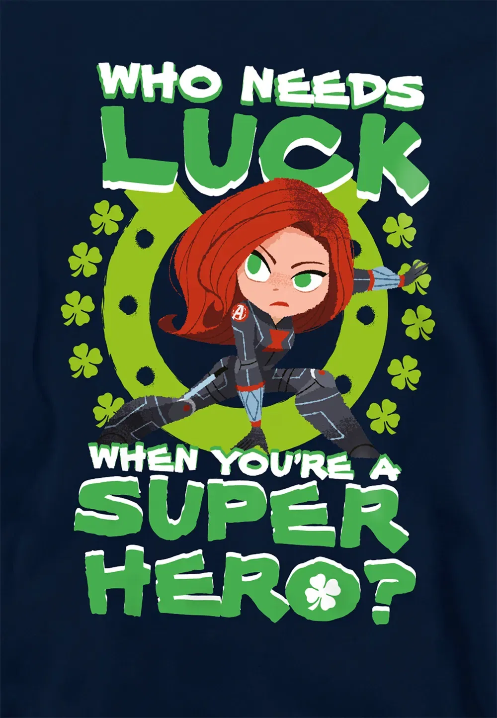Детская худи с принтом Marvel Black Widow, темно-синий, темно-синий — фото 2
