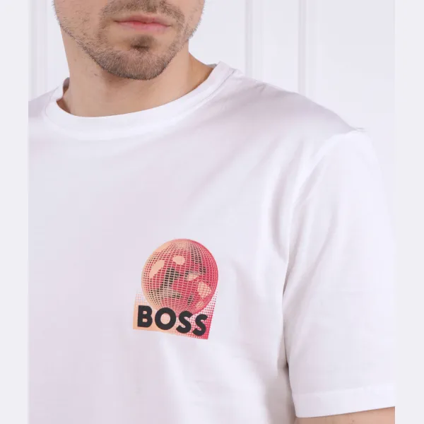 Футболка свободного кроя Teeuniverse Boss, белый — фото 3