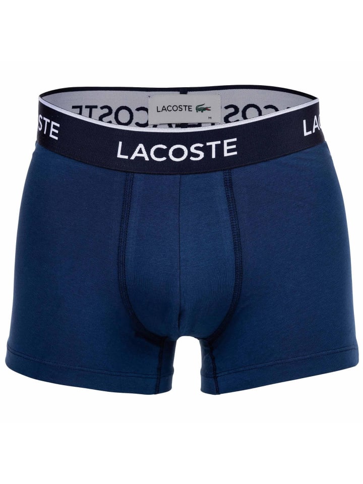 Боксерские трусы Lacoste, цвет blau/rot — фото 4