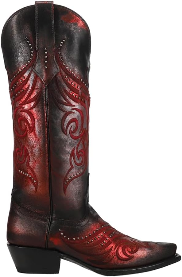 

Женские западные сапоги Ferrini с тиснением Ferrini Italia, красный