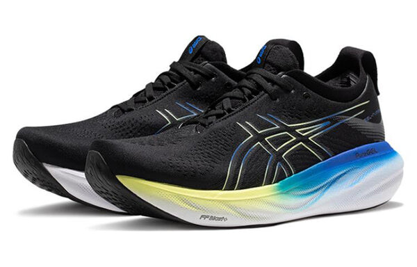 Кроссовки гель нимбус 25 4e Asics, черный — фото 2
