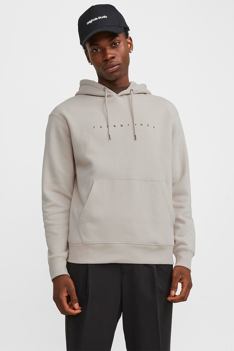

Толстовка свободного кроя с карманом-кенгуру Jack & Jones, белый