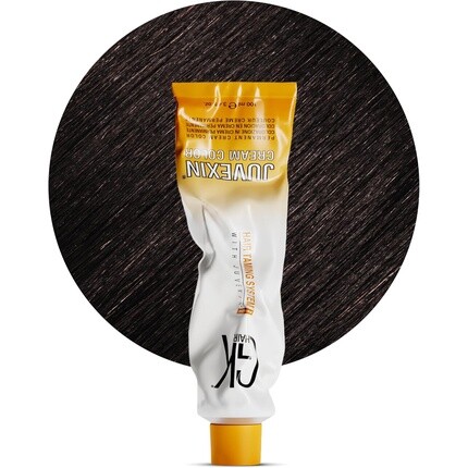 

GK HAIR Global Keratin Профессиональная крем-краска для волос в тюбике 3,4 жидких унций/100 мл Питательные и очищающие краски для укладки Высокоэффективный стойкий полуперманентный натуральный тонер Краска Янтарный — 5,93 Белый кофе