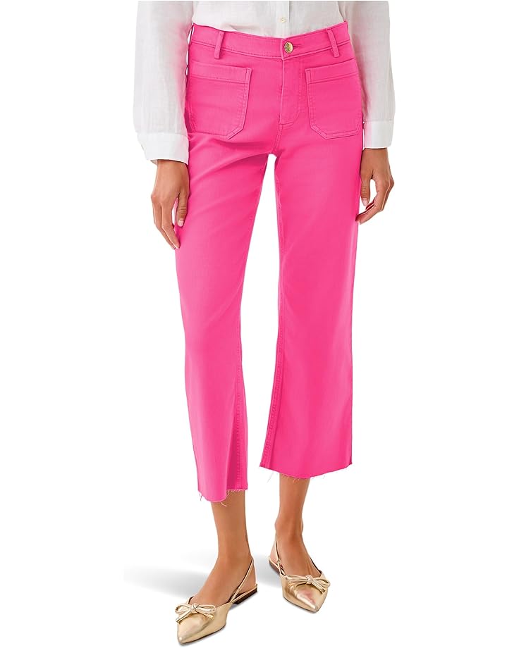 

Женские джинсы Lilly Pulitzer Harleen High-Rise Crop, Sun Shell Pink