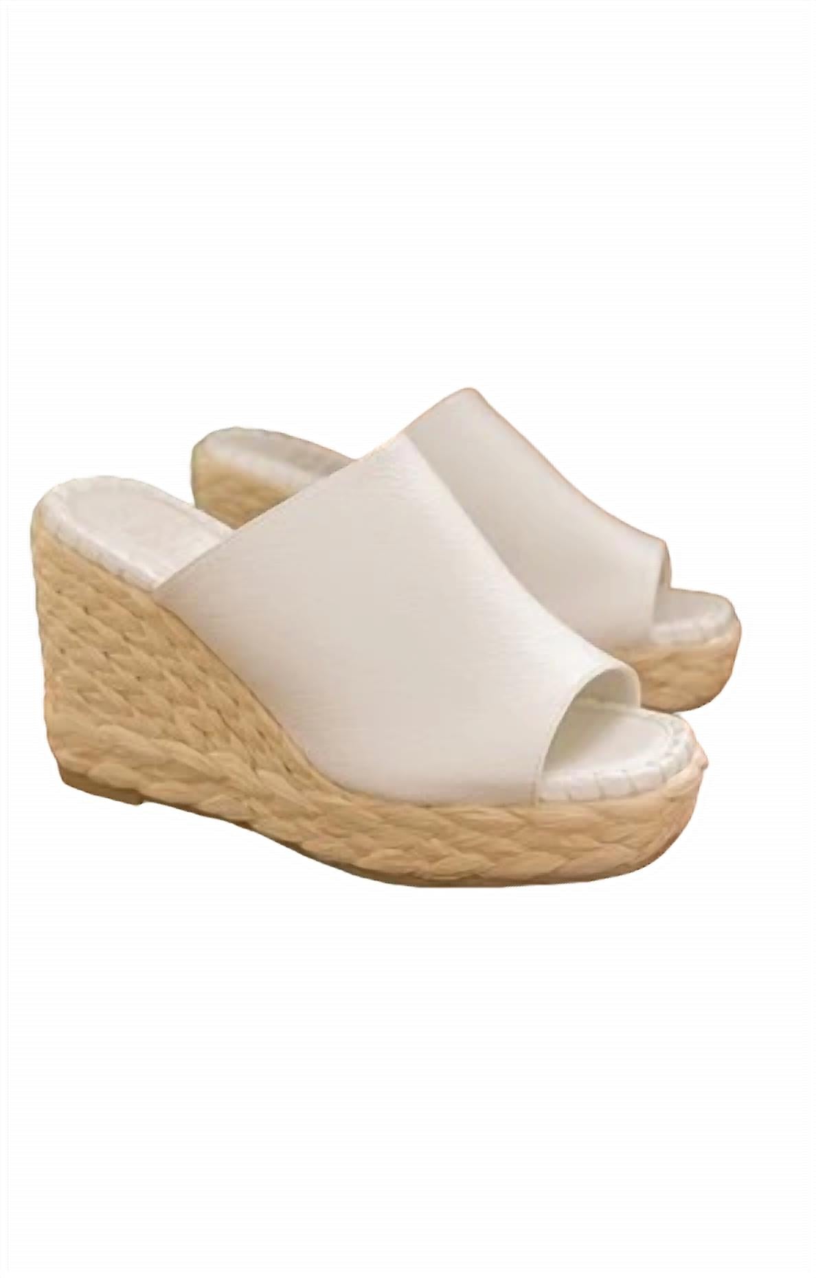Женские туфли-лодочки Complete Perfection Slip On Wedges белого цвета OASIS SOCIETY