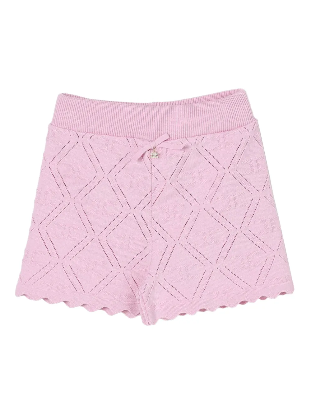 

Шорты с узором Elisabetta Franchi Kids, розовый