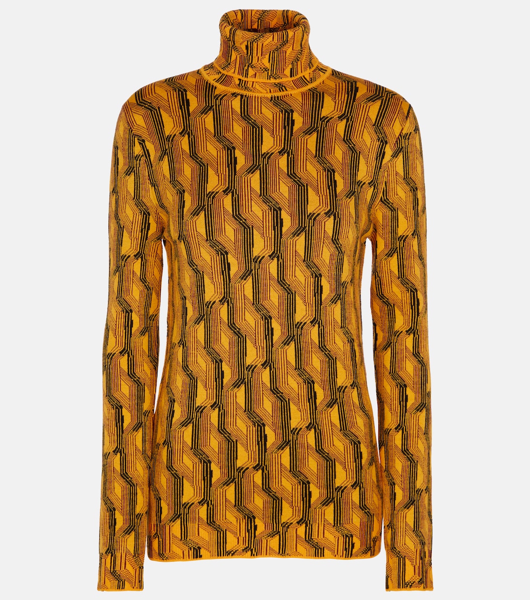 

Водолазка из стрейчевой шерстяной смеси Prada, Mais+Bordeaux
