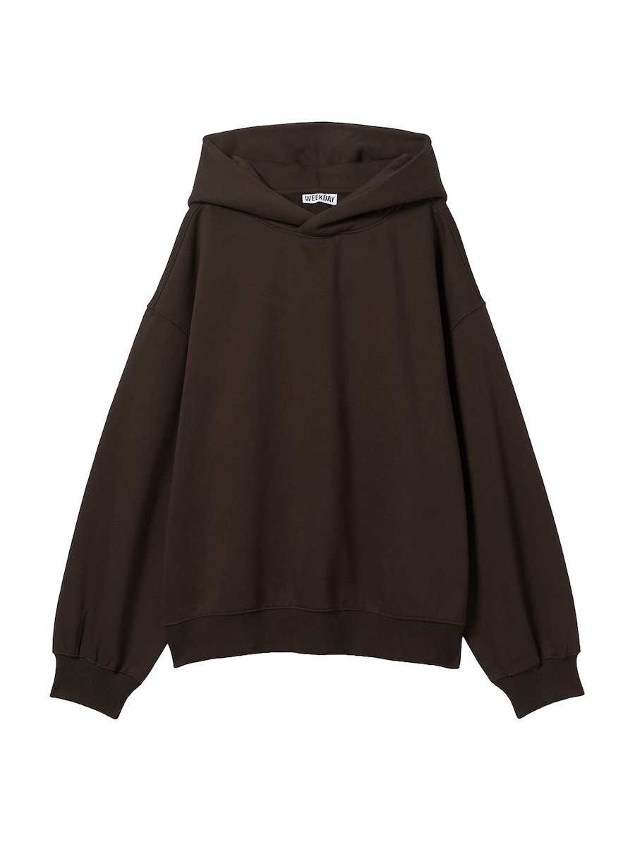 

Толстовка WEEKDAY Mira, темно-коричневый