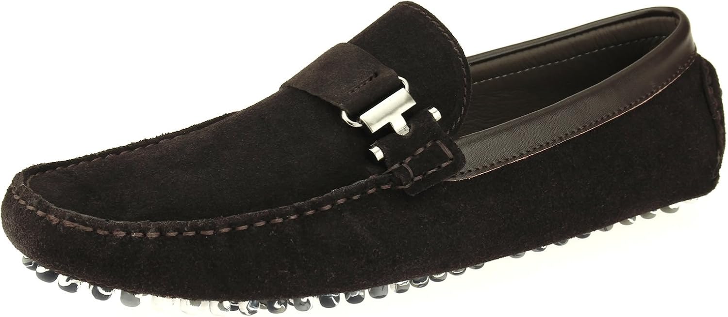 

Мужские замшевые кожаные мокасины для вождения Salvatore Exte Michael Slip-On, Coffee