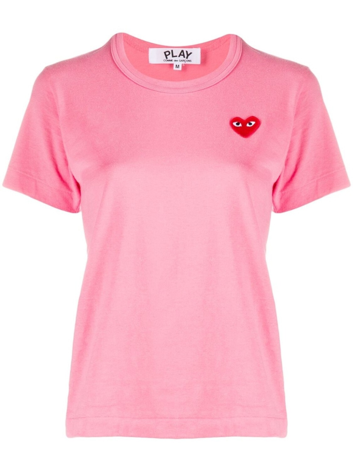 

Comme Des Garçons Play футболка с круглым вырезом и принтом, розовый