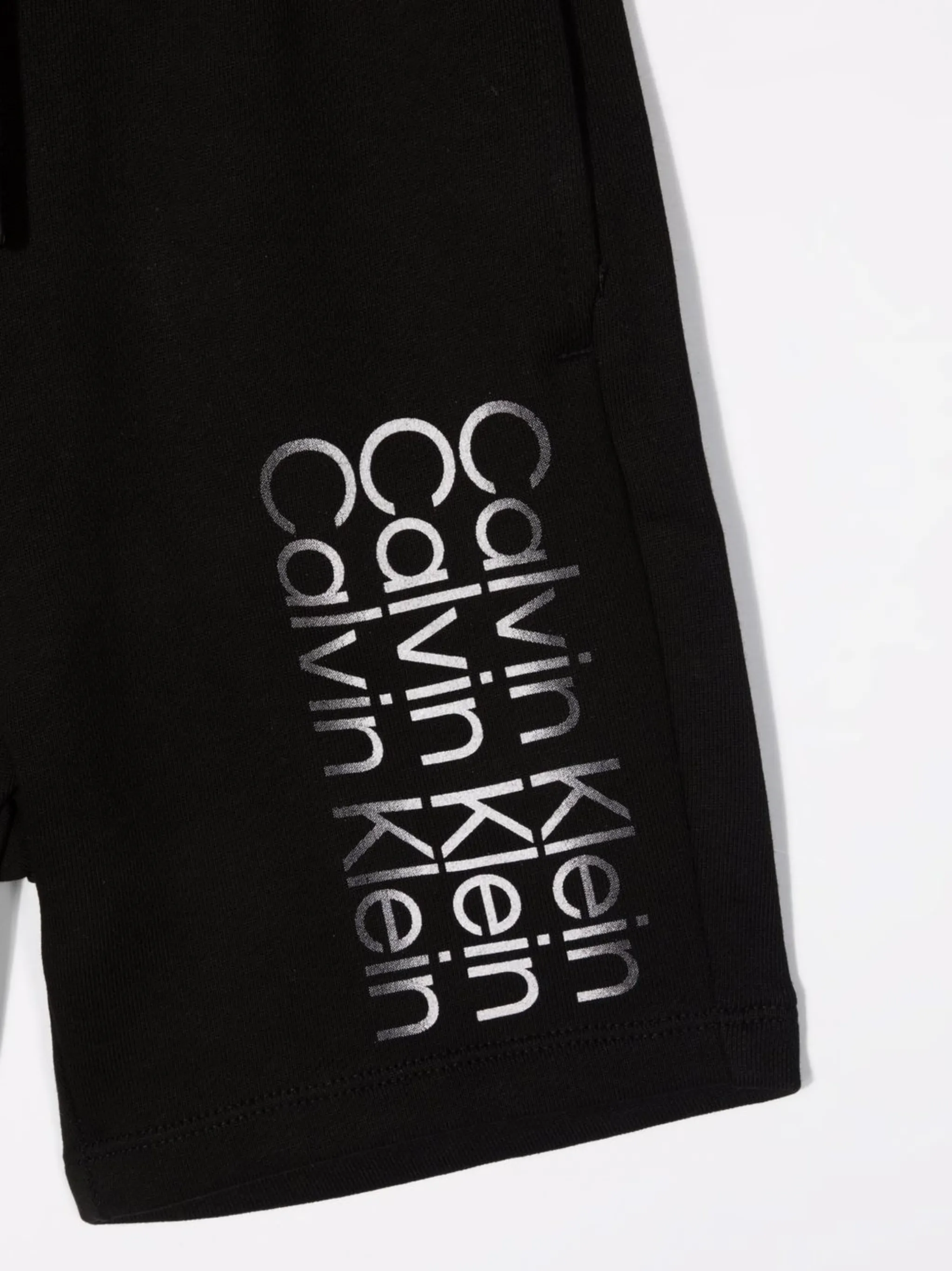 Спортивные шорты с логотипом Calvin Klein Kids, черный — фото 3
