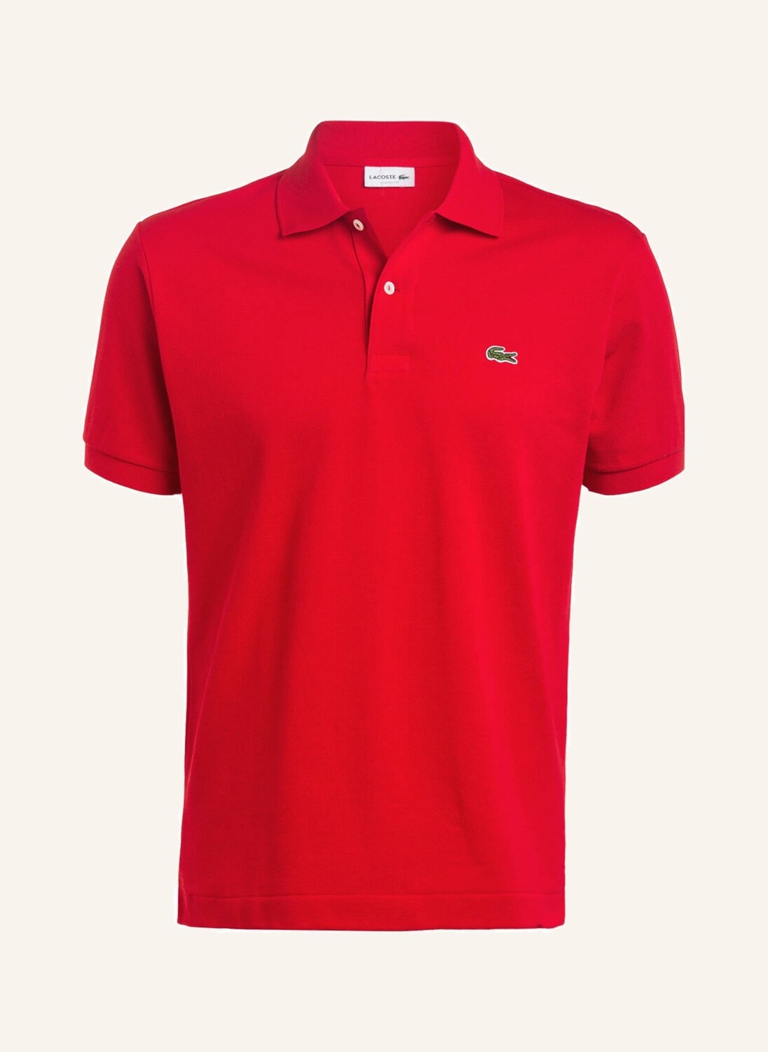 

Рубашка поло LACOSTE Piqué Classic Fit, красный