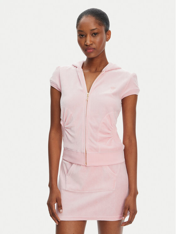 

Облегающая толстовка Heritage JCGAS125021 Juicy Couture, розовый