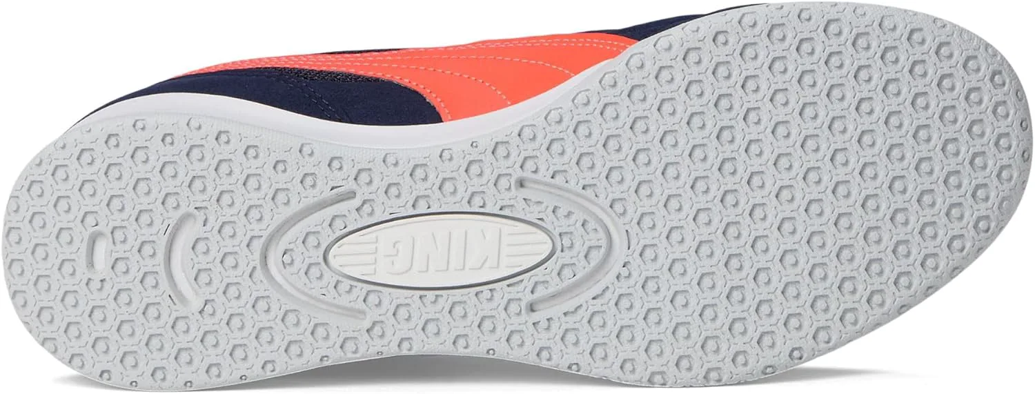 Мужские футбольные кроссовки Puma King Top для игры в помещении, темно-синий/красный/серебристый — фото 3