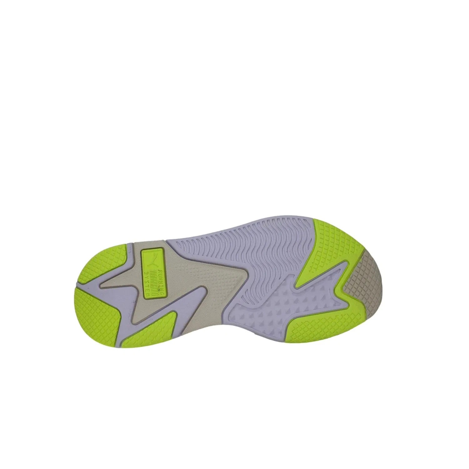 Мужские кроссовки Puma RS-X3 Fluo White-White-Fiz Yellow 374449-01 — фото 4