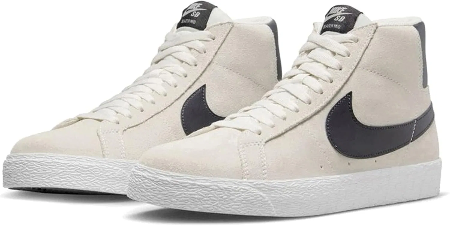 Скейтбордические кроссовки Zoom Blazer Mid унисекс Nike, Beige-Black