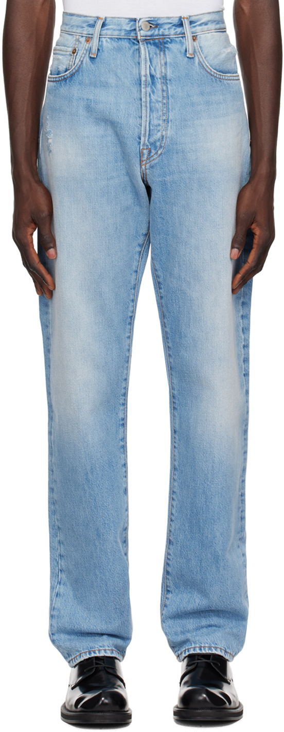 

Синие джинсы Regular Fit 1996 года Acne Studios, светло-голубой