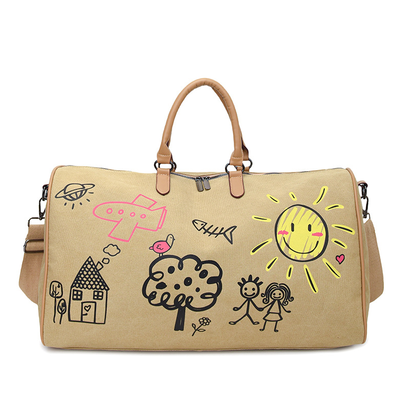 

Холщовая сумка для путешествий Oxford Unisex Multicolor ResNonverba, хаки