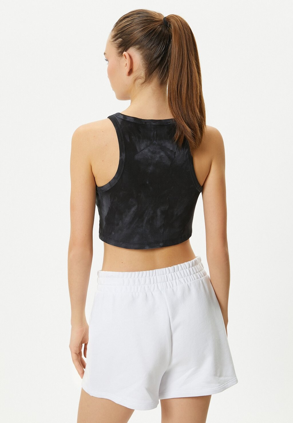 

Топ SPORT CROP TANK TIE-DYE PATTERNED Koton, серый