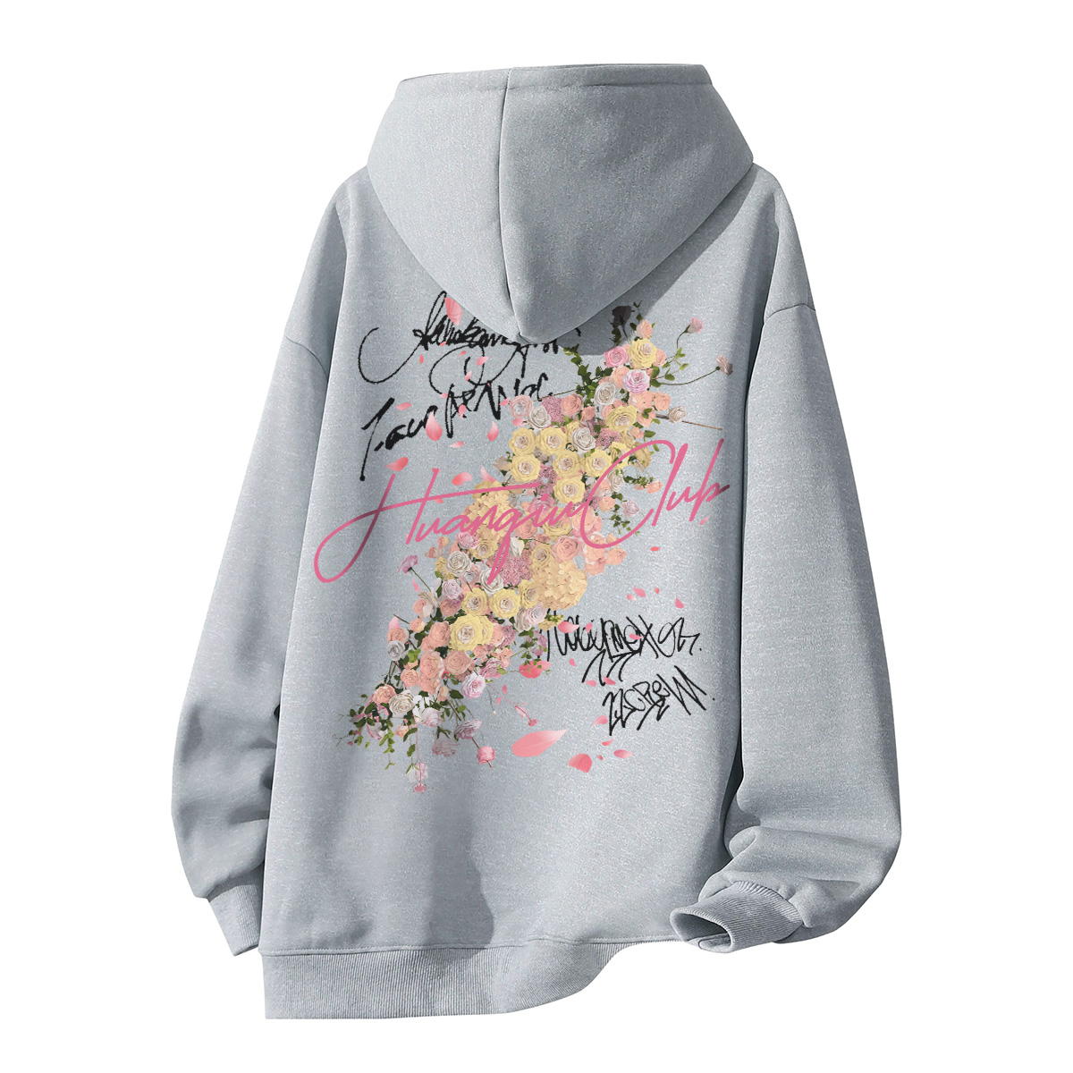 

Толстовка Unisex Hooded Moderate Heavyweight HUANQIU, светло-серый