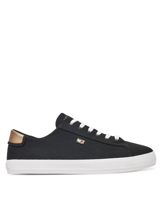 Тканевые кроссовки Vulc Canvas Lace Up Sneaker FW0FW08647 Tommy Hilfiger, черный