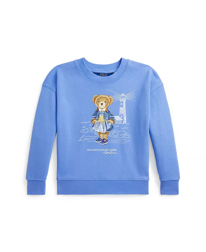 

Толстовка с медведем Polo для малышей и девочек Polo Ralph Lauren, синий