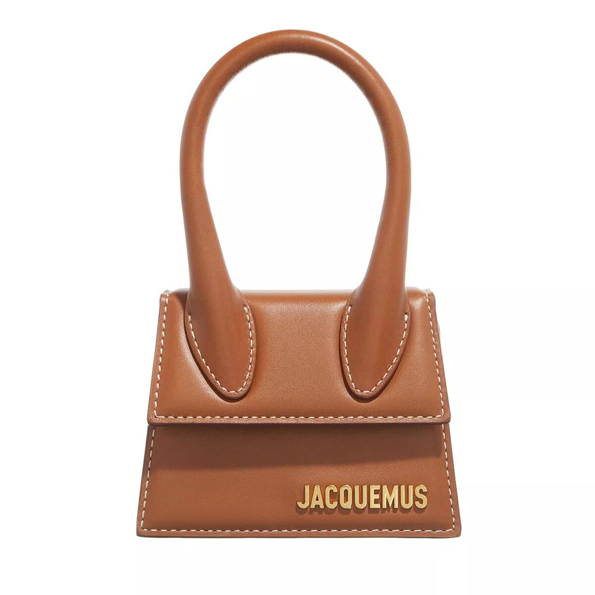 

Кожаная сумка le chiquito с верхней ручкой легкая Jacquemus, коричневый