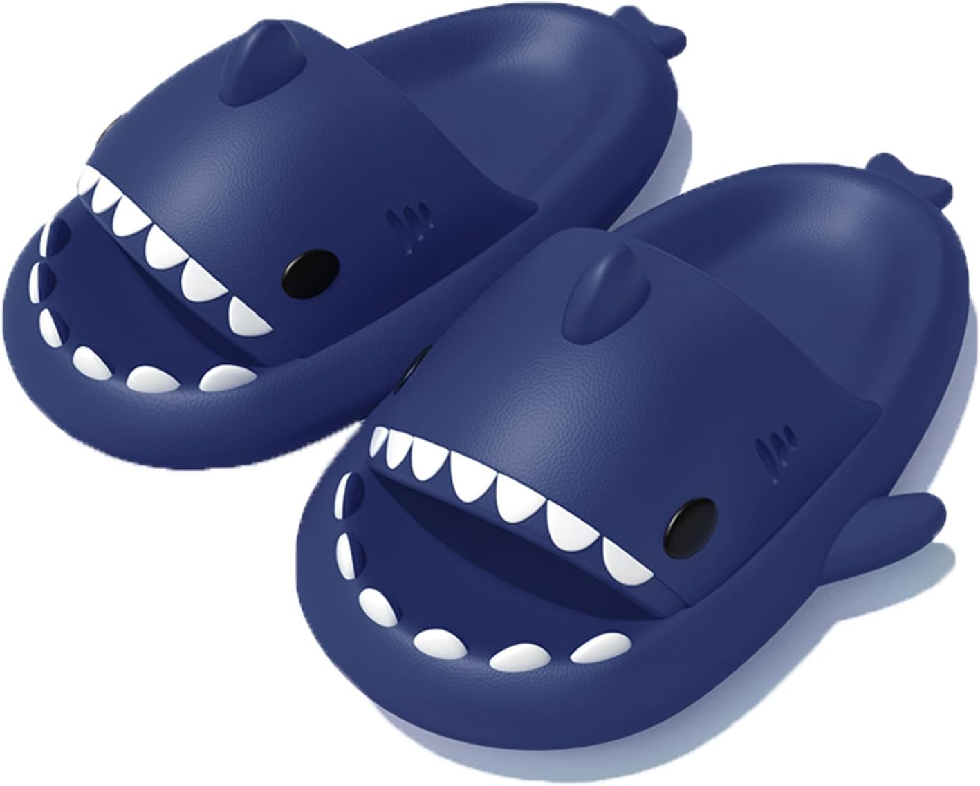

Шлепанцы Shark для женщин и мужчин, новые пляжные сандалии и уютные нескользящие шлепанцы Shark для ванной и улицы Generic, темно-синий