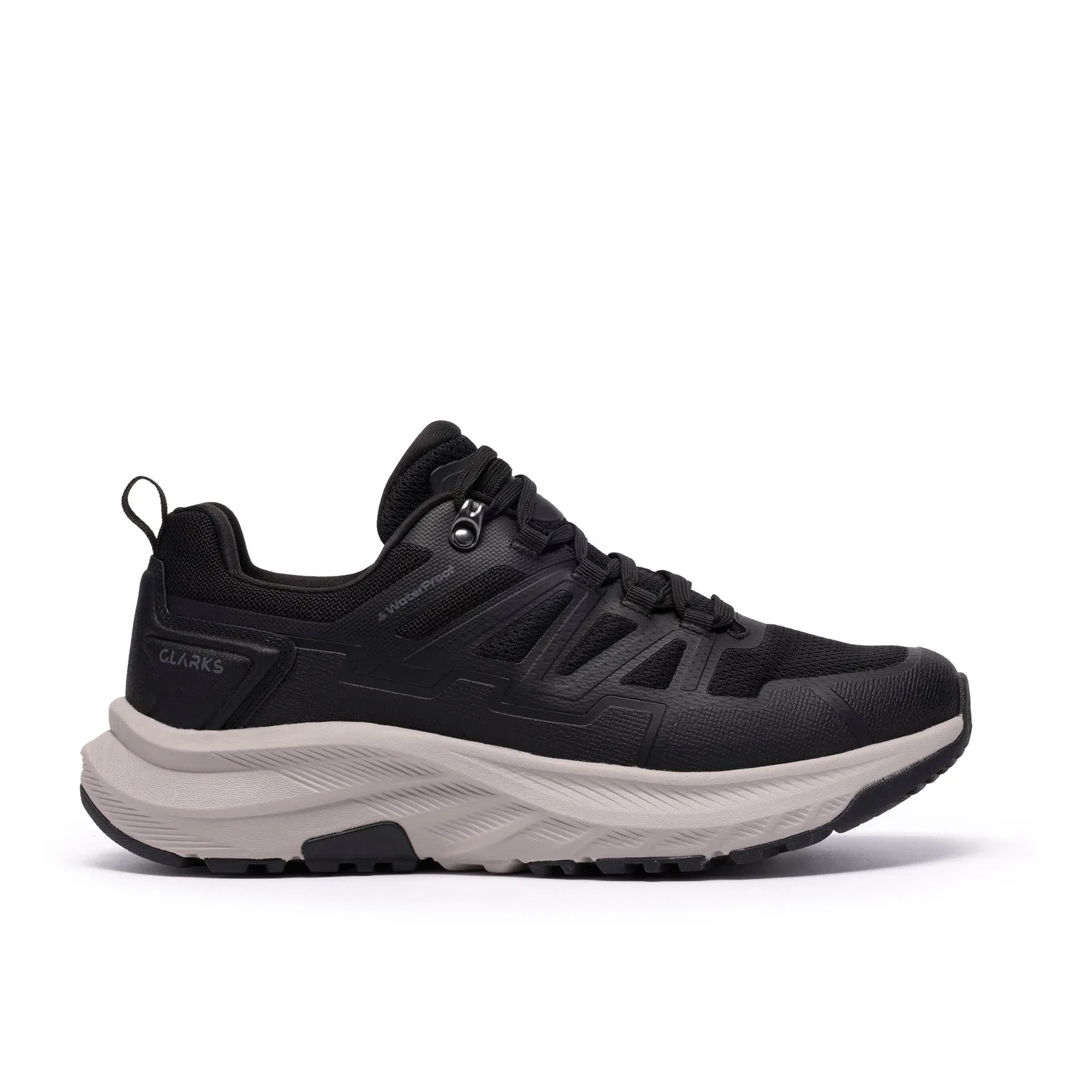 Кроссовки водонепроницаемые Clarks Enford Lo WP, черный