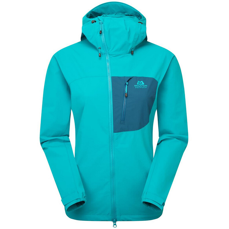 

Женская куртка с капюшоном Squall Mountain Equipment, бирюзовый