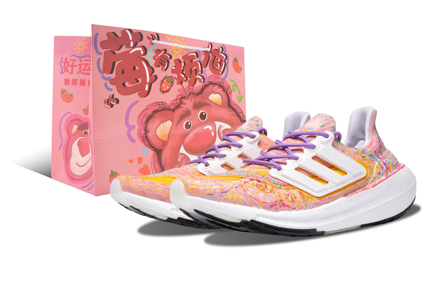 

Кроссовки ULT Running Unisex Low-top Фиолетовый/Розовый/Белый Adidas