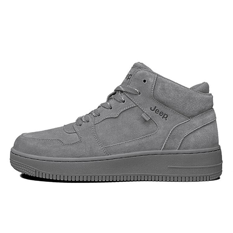 

Кроссовки Jeep Skateboarding Shoes Men Mid-top Gray, серый
