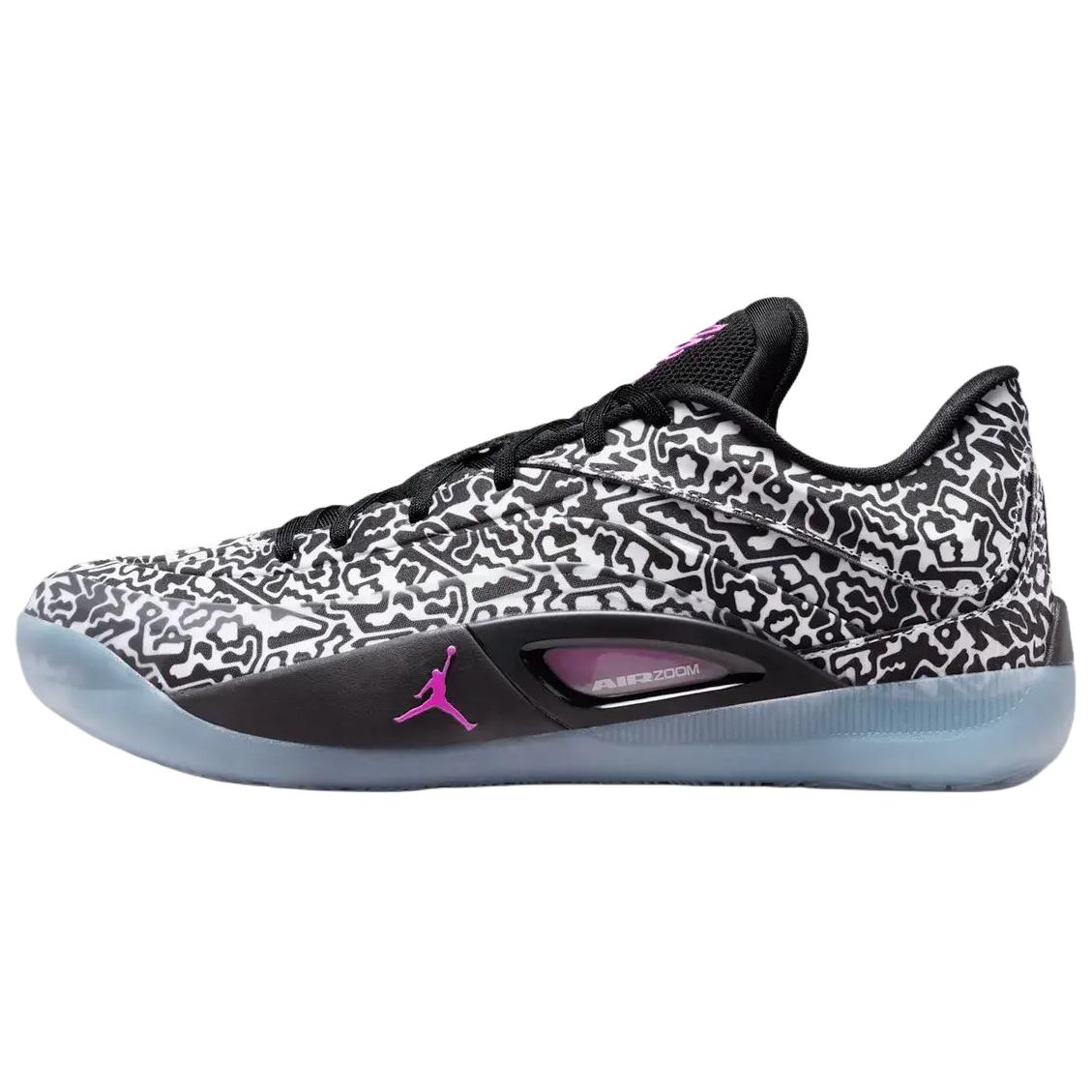 

Jordan Zion 4 Breathable Traction Basketball Shoes Unisex черный белый
