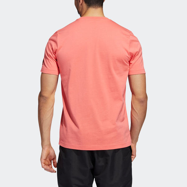 Футболка Adidas Dame Casual Basketball Cartoon Character Sports Round Neck Breathable Short Sleeve Pink, мультиколор — фото 3
