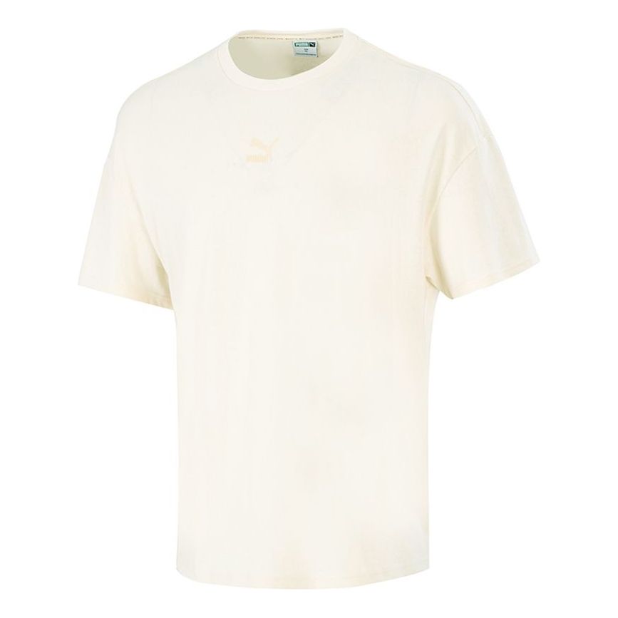 

Футболка PUMA Sport Running TrainingWork OutFast DringBreathable Fabric Round NeckShort Sleeve Beige 533100-99, кремовый